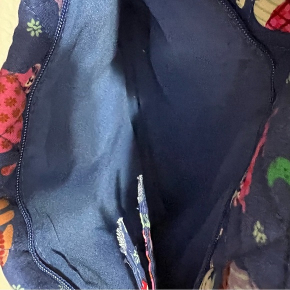 Vera Bradley Blue Cat Print Crossbody Bag and Wallet - Picture 8 of 12